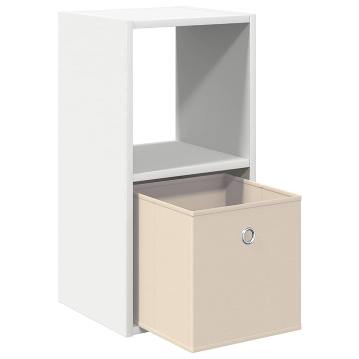 Sengebord 2 pcs Hvid 30,5 x 27 x 59,5 cm Konstrueret træ