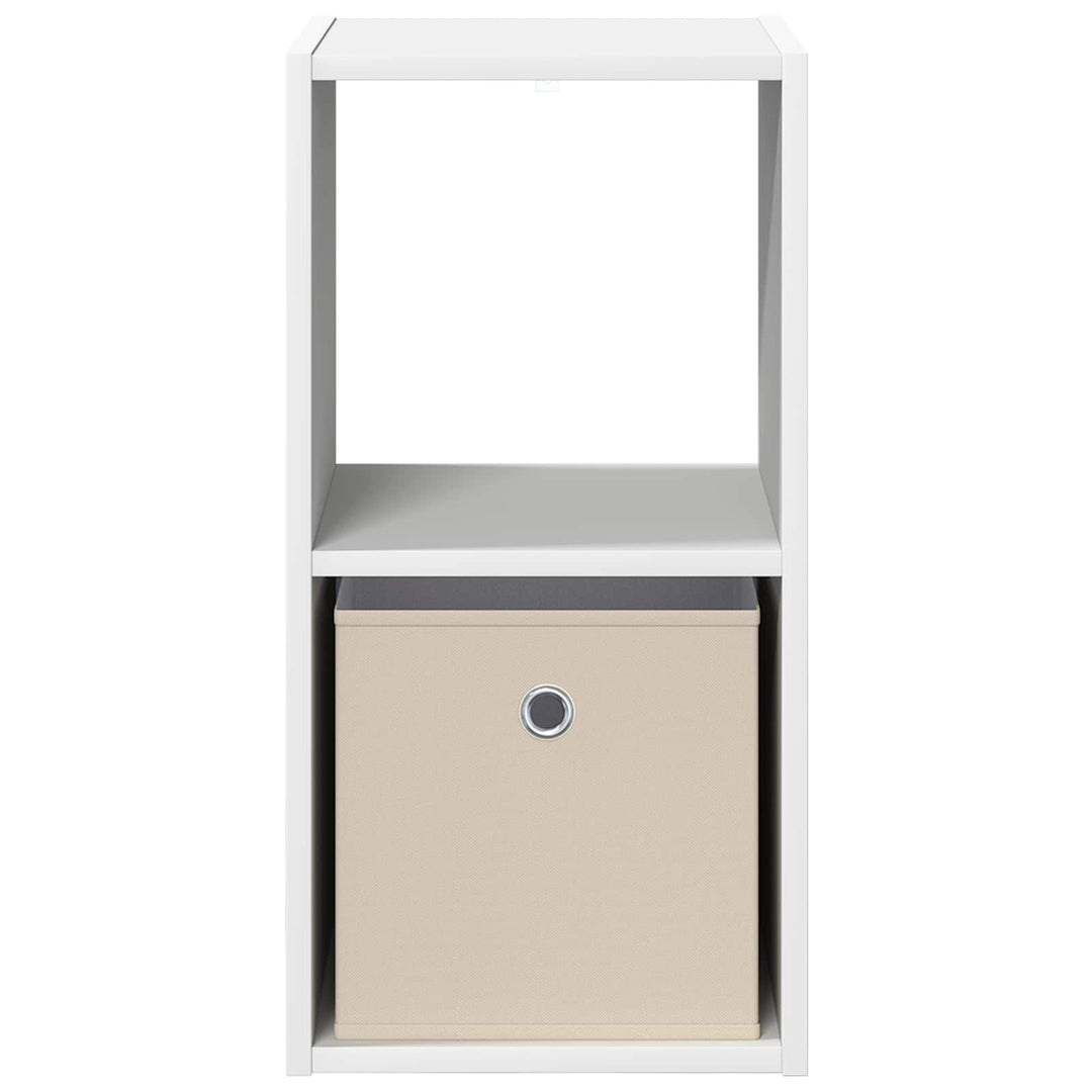 Sengebord 2 pcs Hvid 30,5 x 27 x 59,5 cm Konstrueret træ