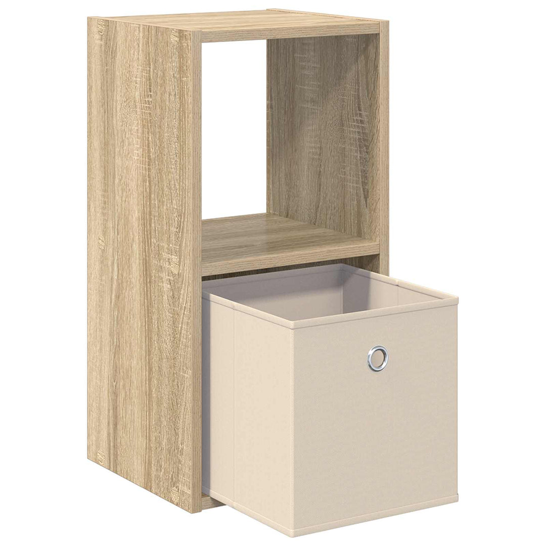 Sengebord 2 pcs Sonoma eg 30,5 x 27 x 59,5 cm Konstrueret træ