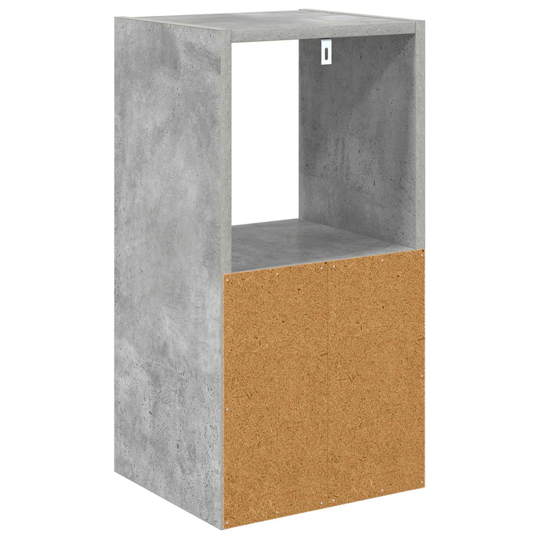 Sengebord Beton Grå 30,5 x 27 x 59,5 cm Konstrueret træ