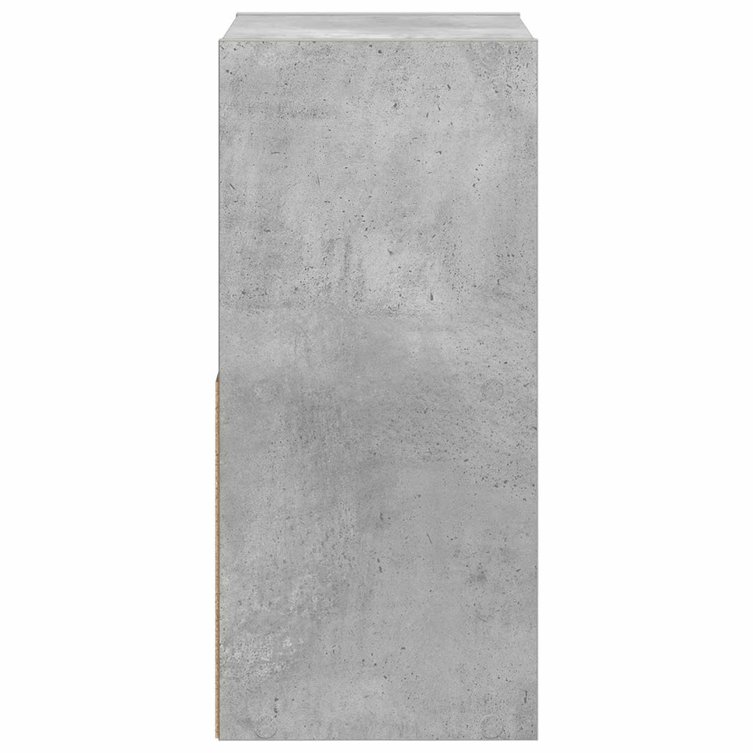 Sengebord Beton Grå 30,5 x 27 x 59,5 cm Konstrueret træ
