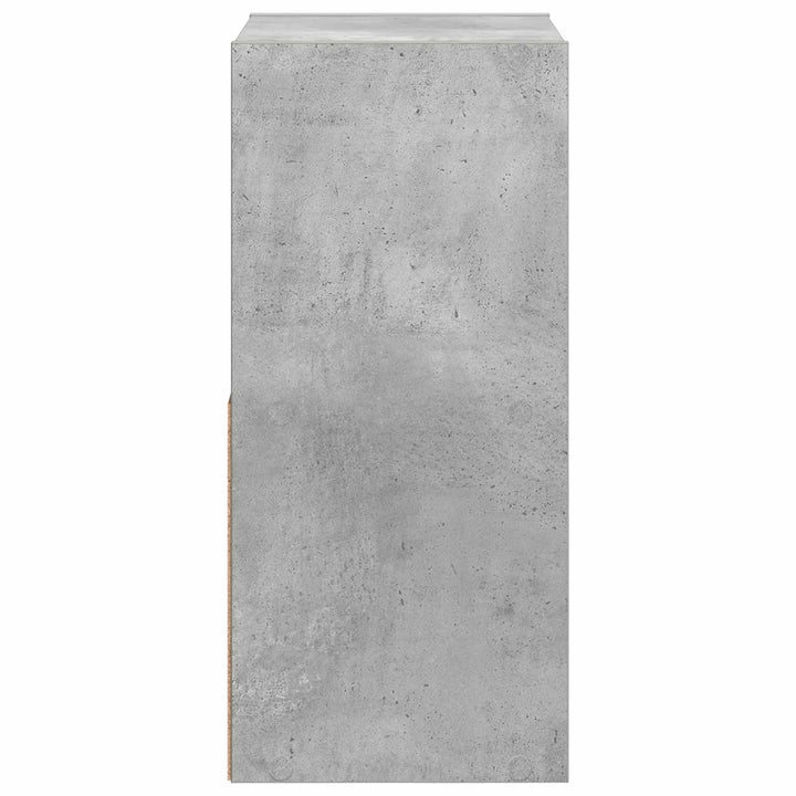 Sengebord Beton Grå 30,5 x 27 x 59,5 cm Konstrueret træ