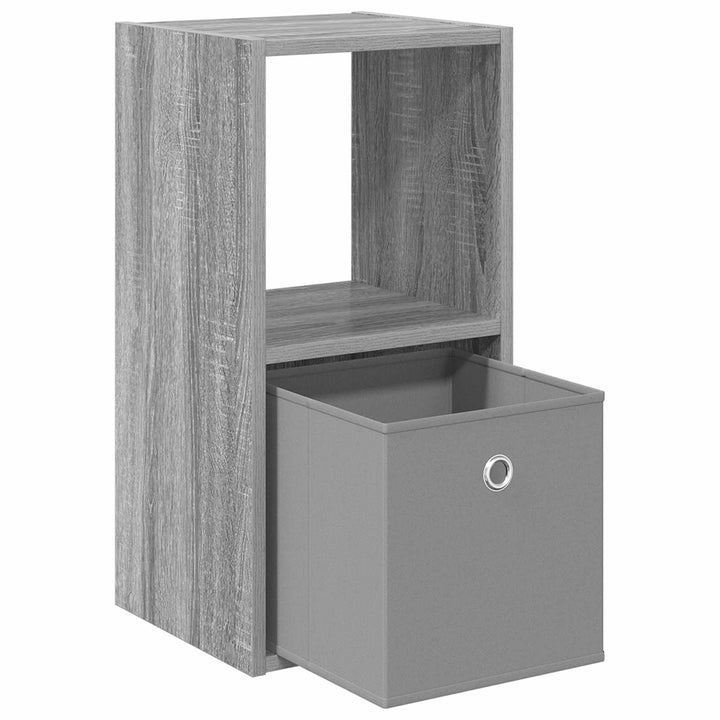 Sengebord 2 stk. Grå Sonoma 30,5 x 27 x 59,5 cm Konstrueret træ