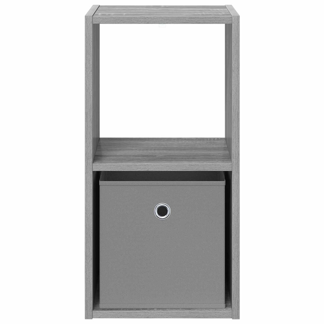 Sengebord 2 pcs Grå Sonoma 30,5 x 27 x 59,5 cm Konstrueret træ