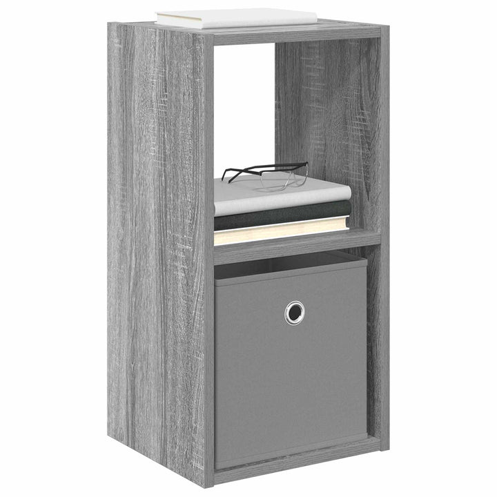 Sengebord 2 pcs Grå Sonoma 30,5 x 27 x 59,5 cm Konstrueret træ