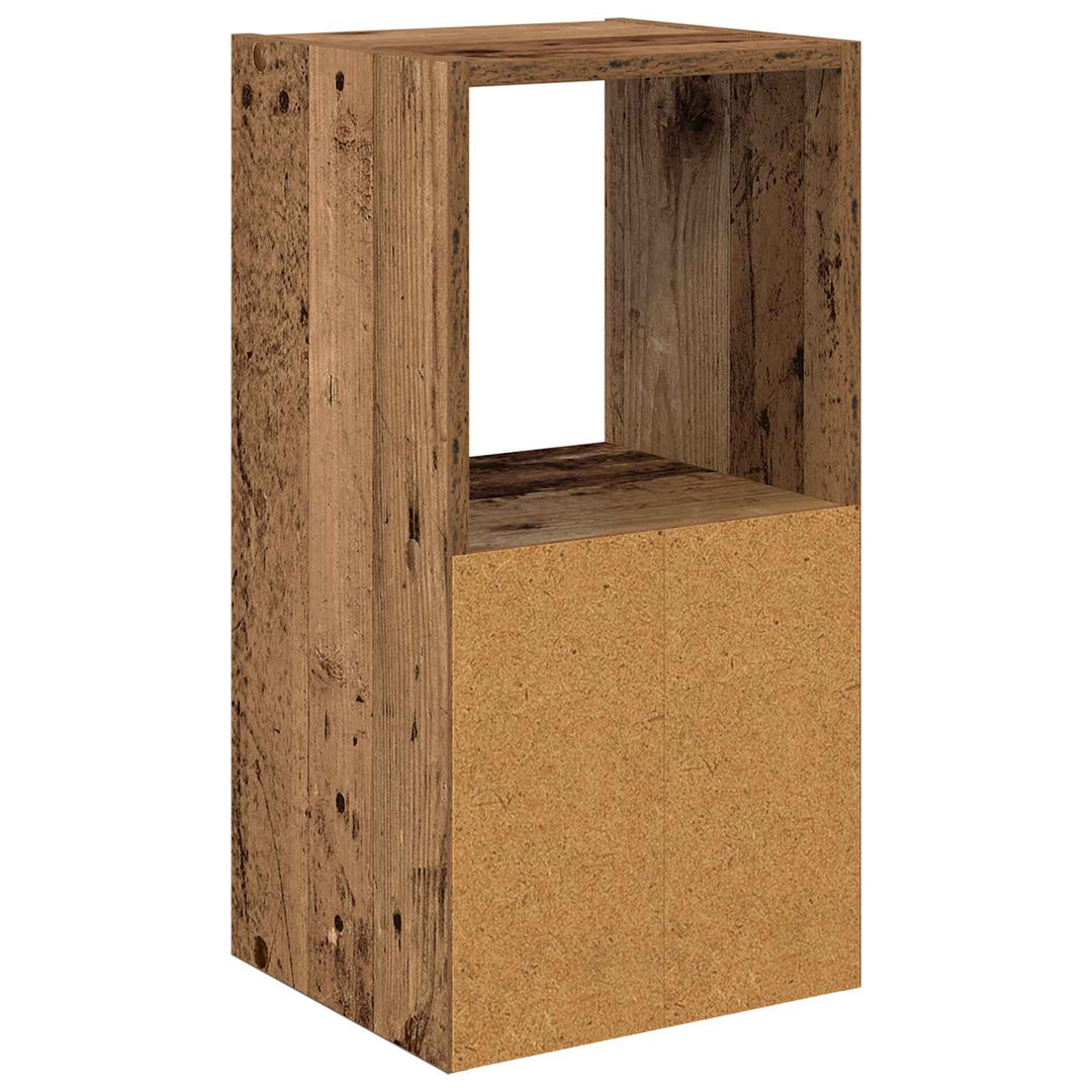 Sengebord 2 pcs Gammelt træ 30,5 x 27 x 59,5 cm Konstrueret træ