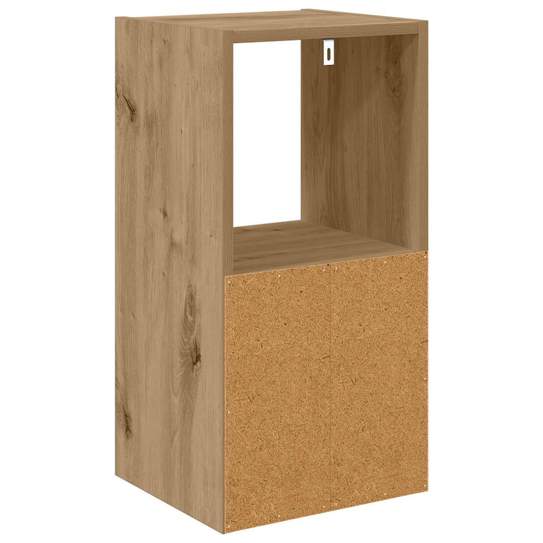 Sengebord med skuffe 2 pcs Artisan Egetræ 30,5 x 27 x 59,5 cm