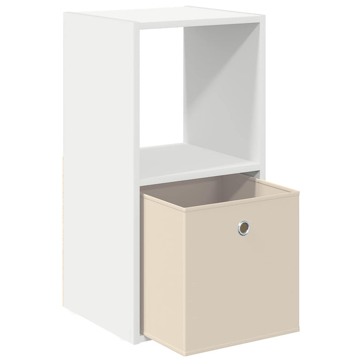 Sengebord med skuffe Hvid 35 x 32 x 68,5 cm Konstrueret træ
