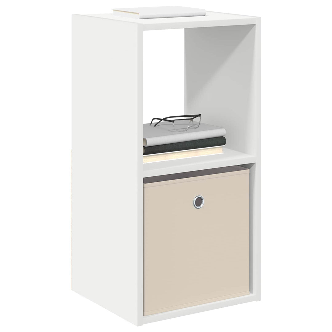 Sengebord 2 pcs Hvid 35 x 32 x 68,5 cm Konstrueret træ