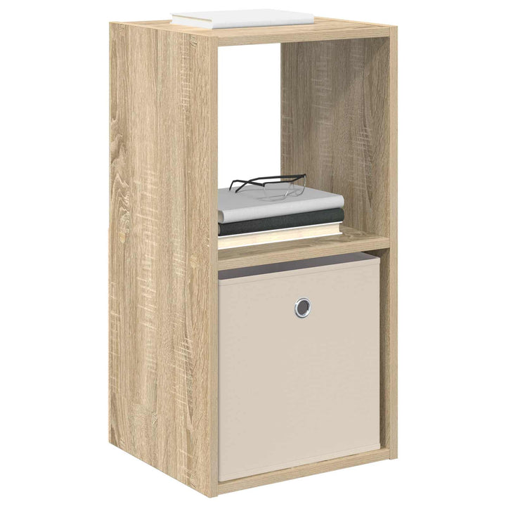 Sengebord 2 pcs Sonoma eg 35 x 32 x 68,5 cm Konstrueret træ