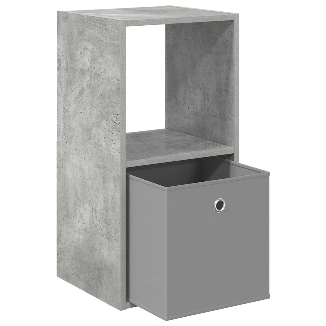 Sengebord Beton Grå 35 x 32 x 68,5 cm Konstrueret træ