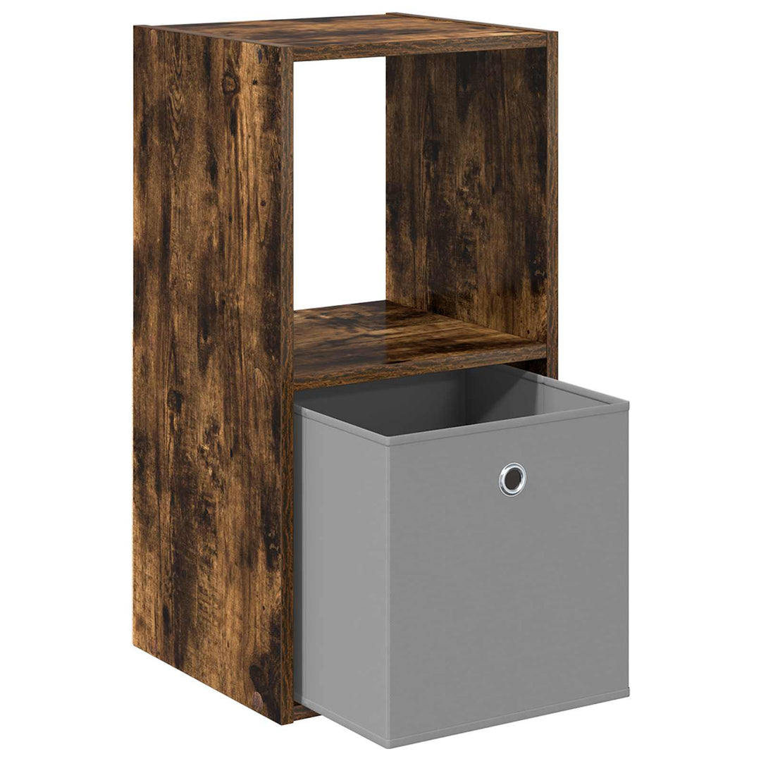Sengebord med skuffe Røget eg 35 x 32 x 68,5 cm Konstrueret træ