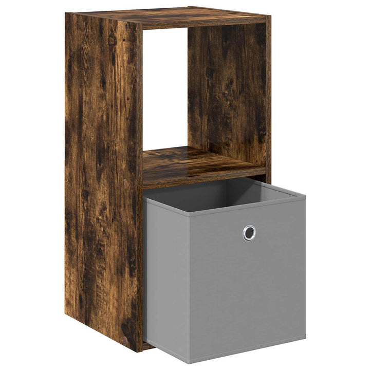 Sengebord med skuffe Røget eg 35 x 32 x 68,5 cm Konstrueret træ