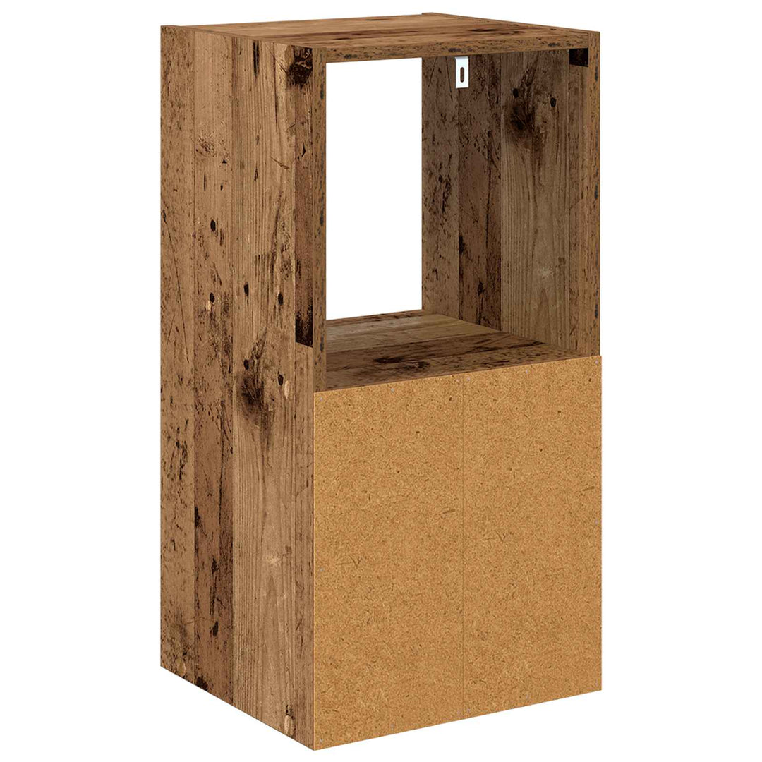 Sengebord Gammelt træ 35 x 32 x 68,5 cm Konstrueret træ