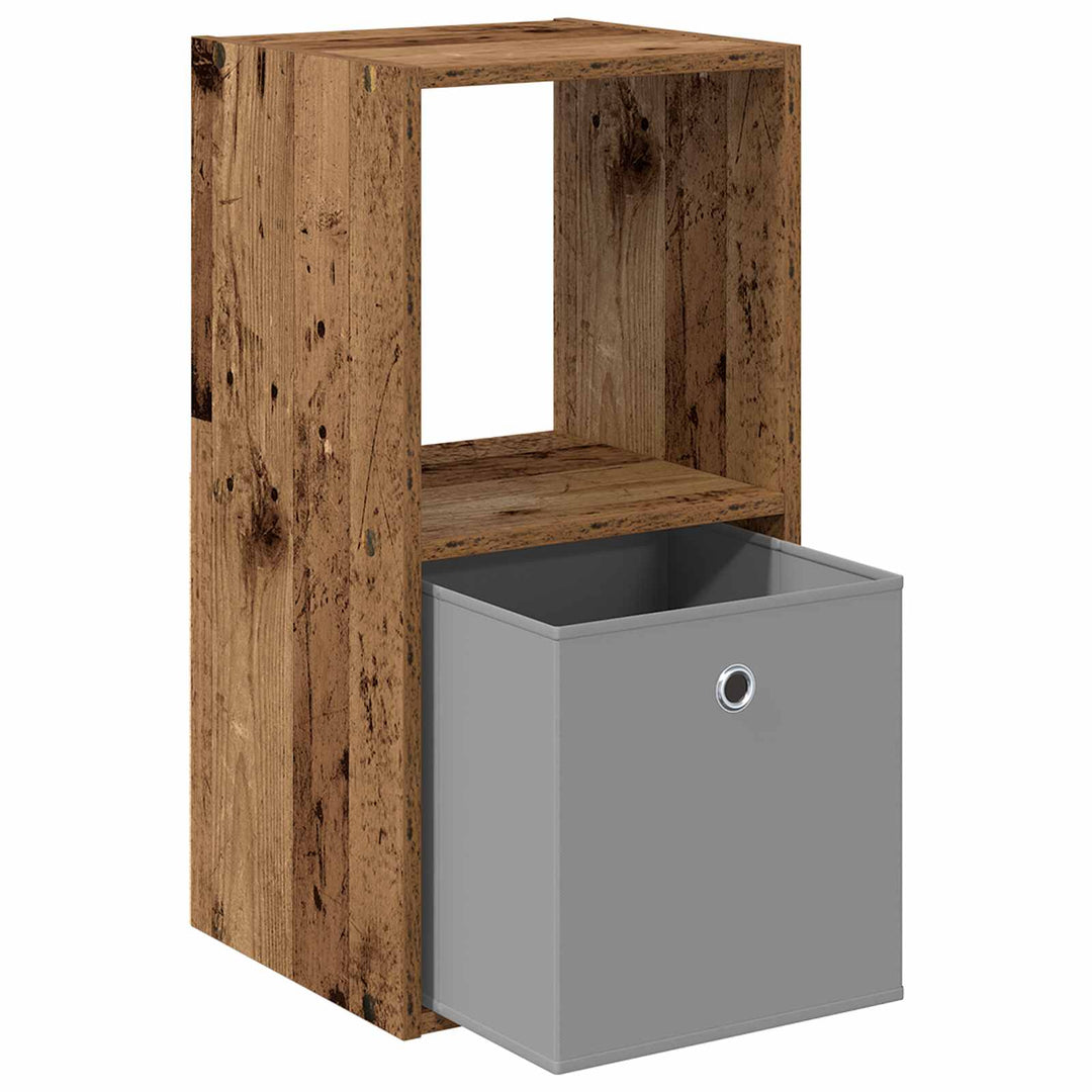 Sengebord 2 pcs Gammelt træ 35 x 32 x 68,5 cm Konstrueret træ