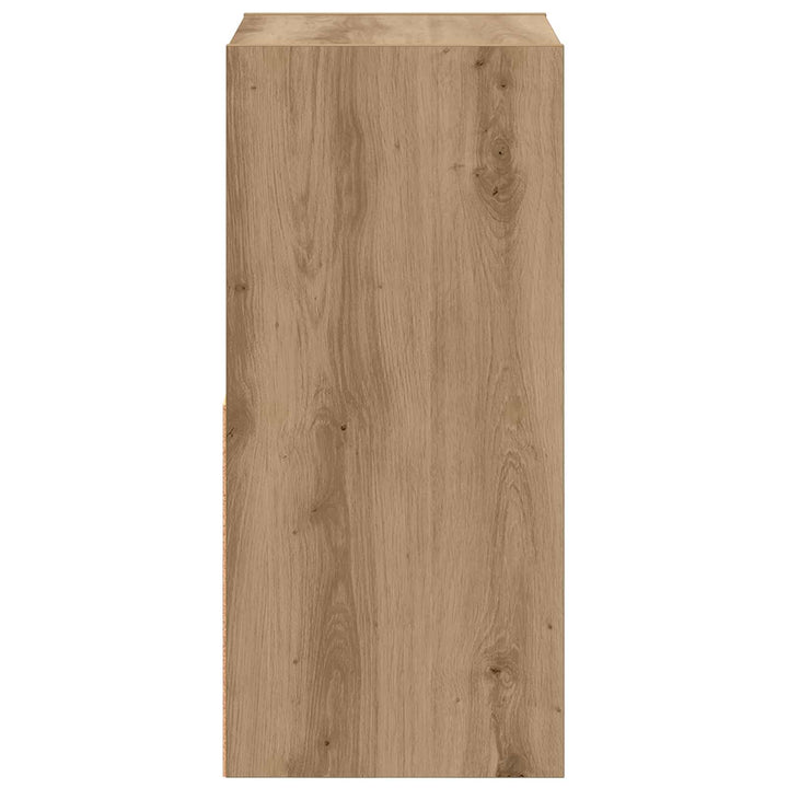 Sengebord med skuffe 2 pcs Artisan Egetræ 35 x 32 x 68,5 cm