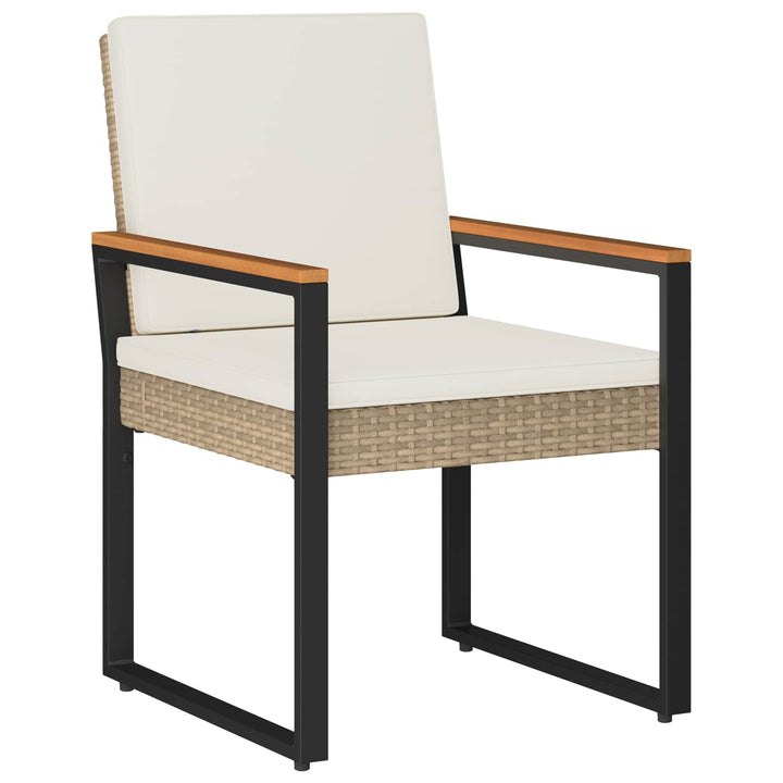 Have møbel sæt 3 stk. Beige og cremehvid polyrattan