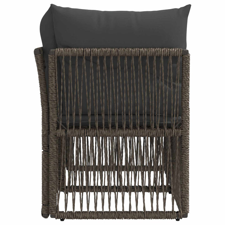 Havemøbelsofa 2-Antal sæder Grå polyrattan