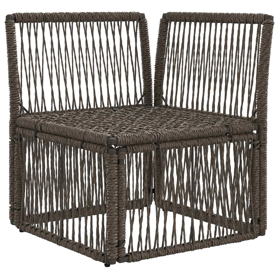 Hjørnesofa enhed Grå polyrattan