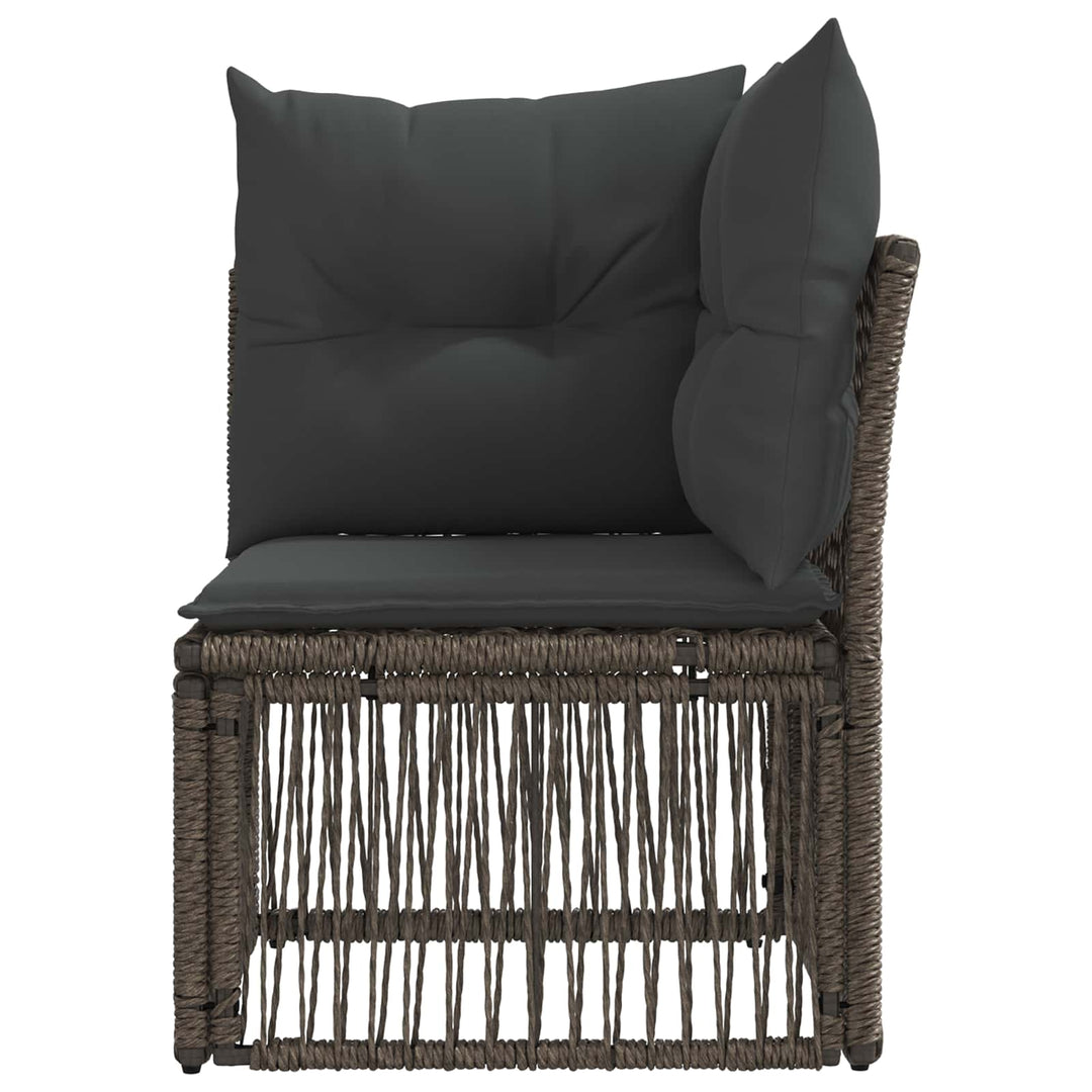 Hjørnesofa enhed Grå polyrattan