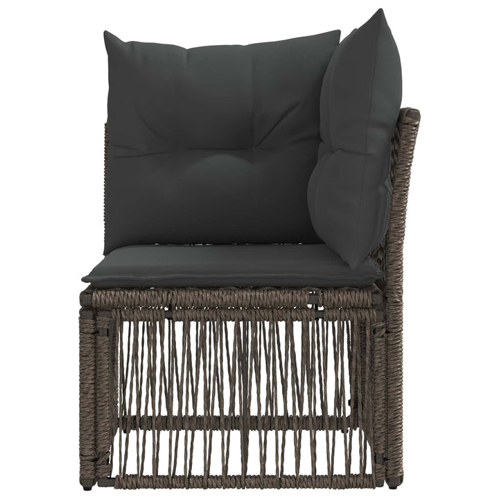 Hjørnesofa enhed Grå polyrattan