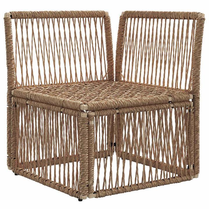 Hjørnesofa enhed Beige polyrattan