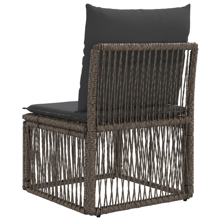 Armløs sofa enhed Grå polyrattan