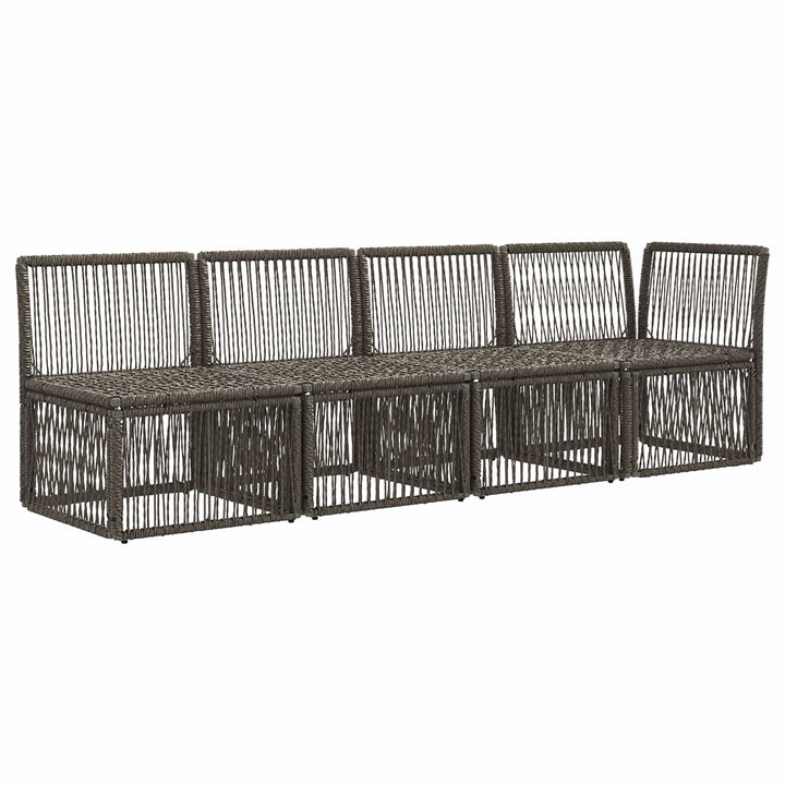 4-personers sofa med venstre arm 4 pcs 4-Antal sæder Grå