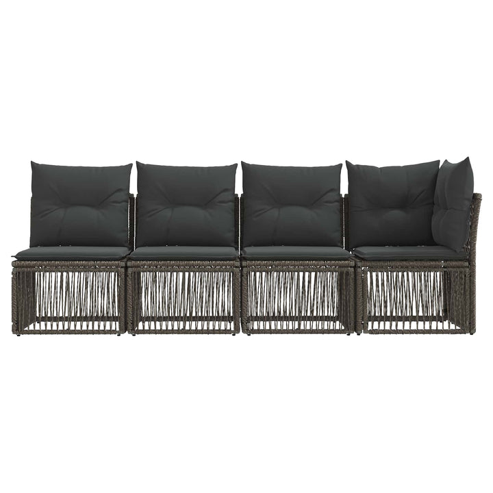 4-personers sofa med venstre arm 4 pcs 4-Antal sæder Grå
