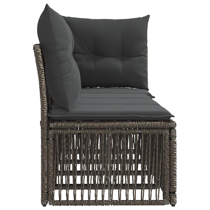 4-personers sofa med venstre arm 4 pcs 4-Antal sæder Grå