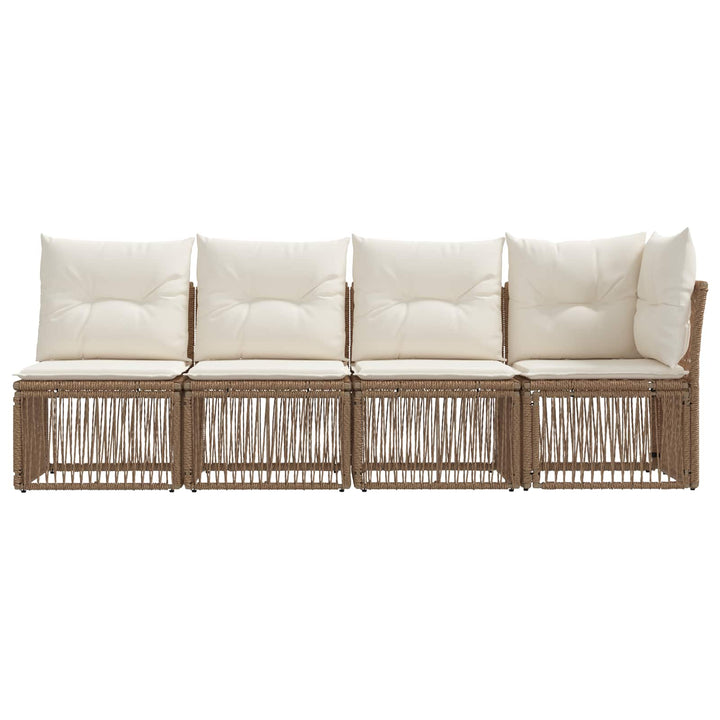 4-personers sofa med venstre arm 4 pcs 4-Antal sæder Beige