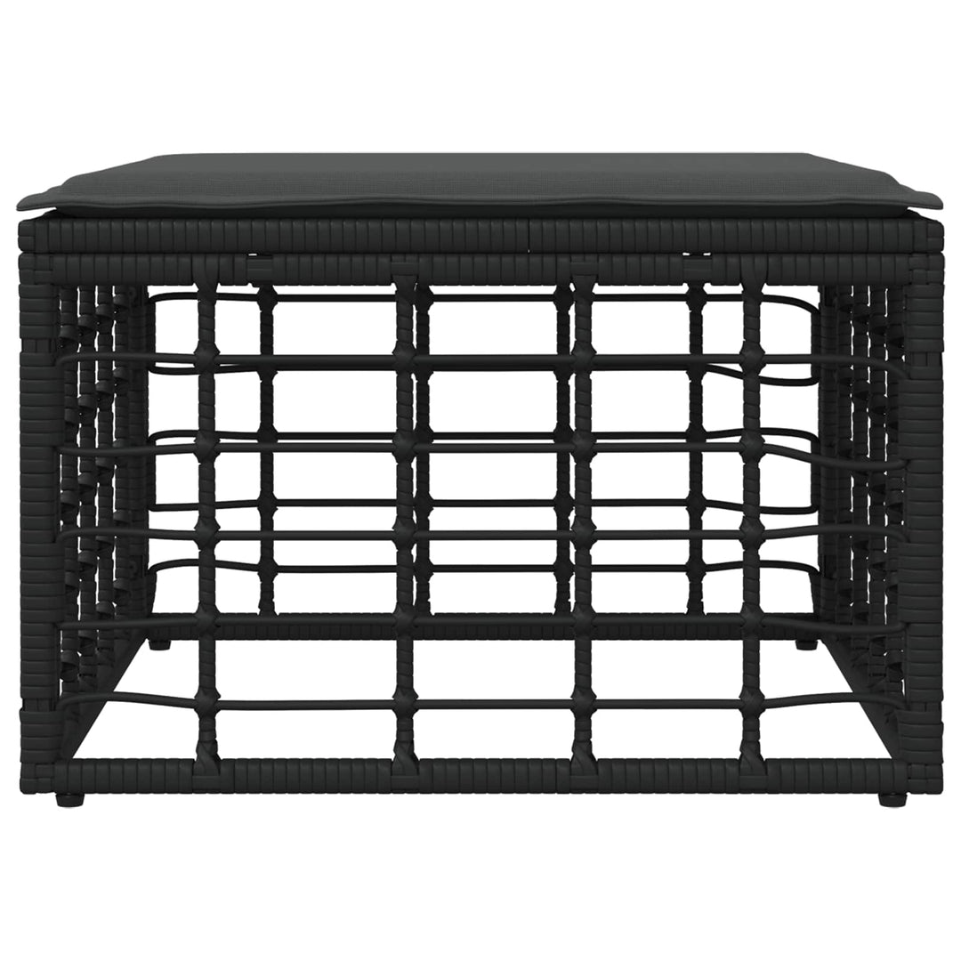 Havepuf Sort polyrattan