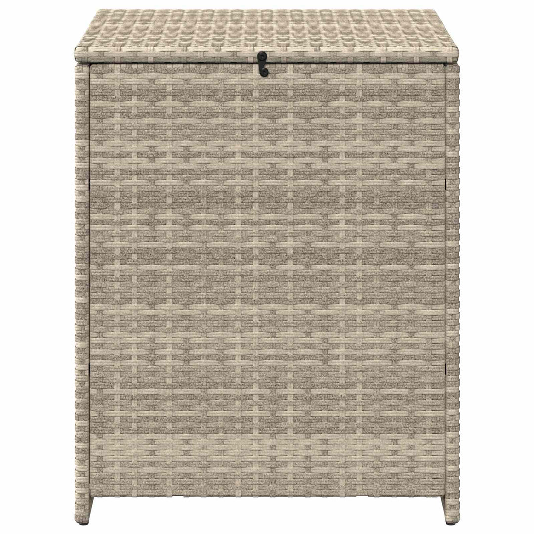 Pude kasse Lysegrå 55 x 55 x 69 cm polyrattan
