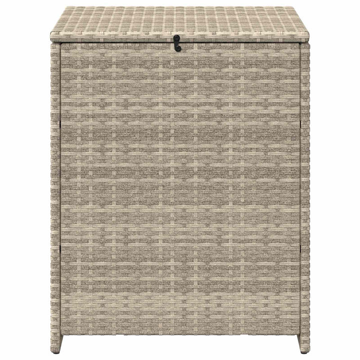 Pude kasse Lysegrå 55 x 55 x 69 cm polyrattan