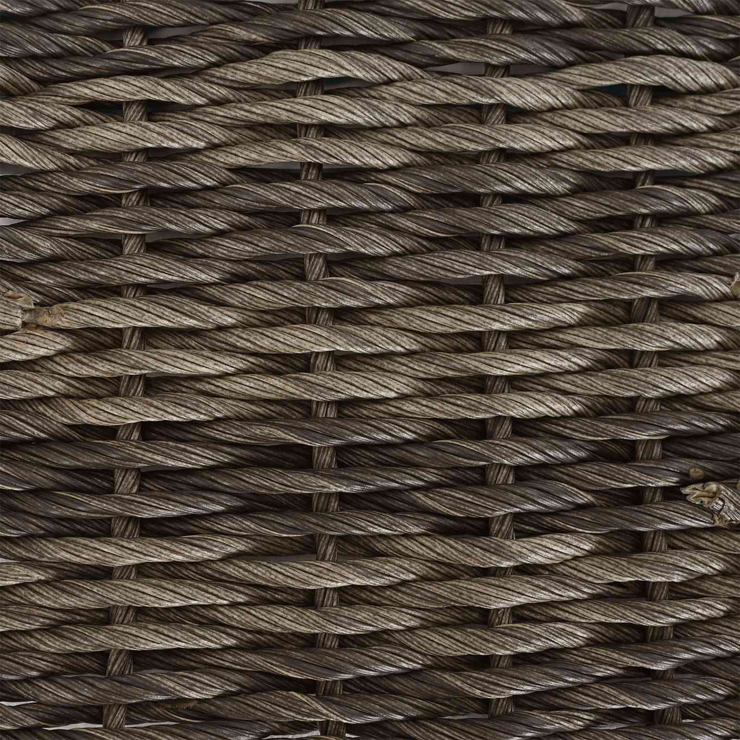 Have Spisebordssæt 3 stk. Grå og Mørkegrå polyrattan