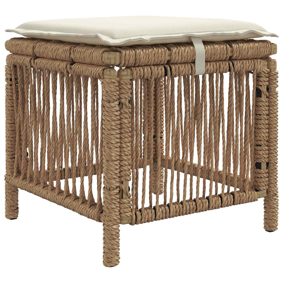 Have Spisebordssæt 3 stk. Beige og creme polyrattan