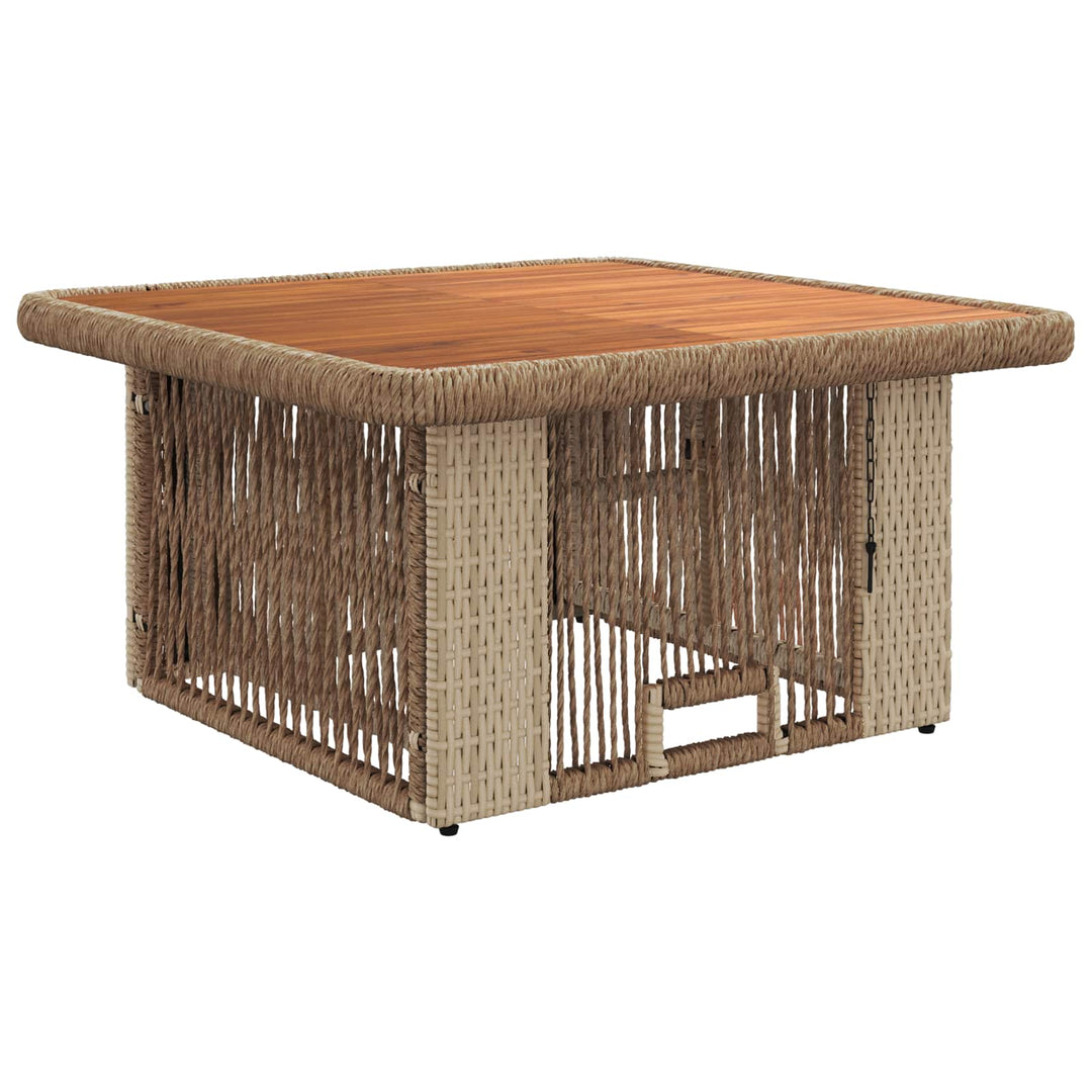 Have Spisebordssæt 3 stk. Beige og creme polyrattan