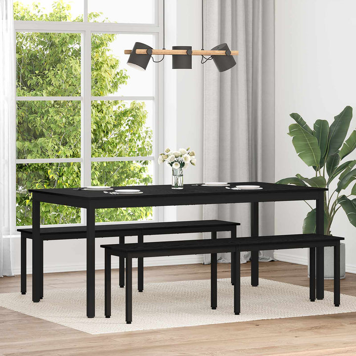 Spiseborde 180 x 90 x 75 cm Konstrueret træ Rektangulær