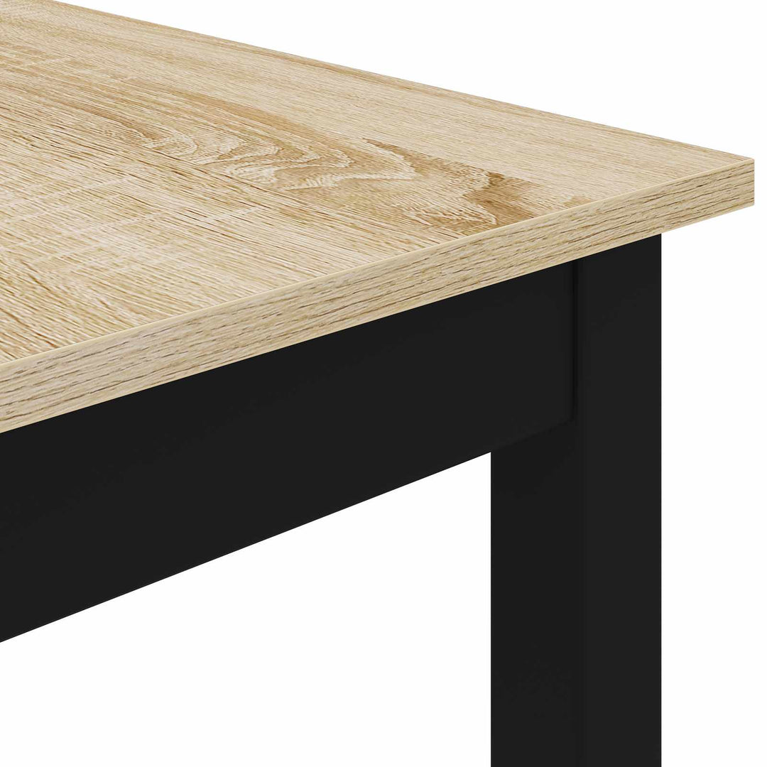 Spiseborde 180 x 90 x 75 cm Konstrueret træ Rektangulær
