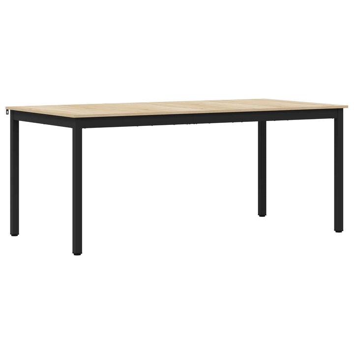 Spiseborde 180 x 90 x 75 cm Konstrueret træ Rektangulær