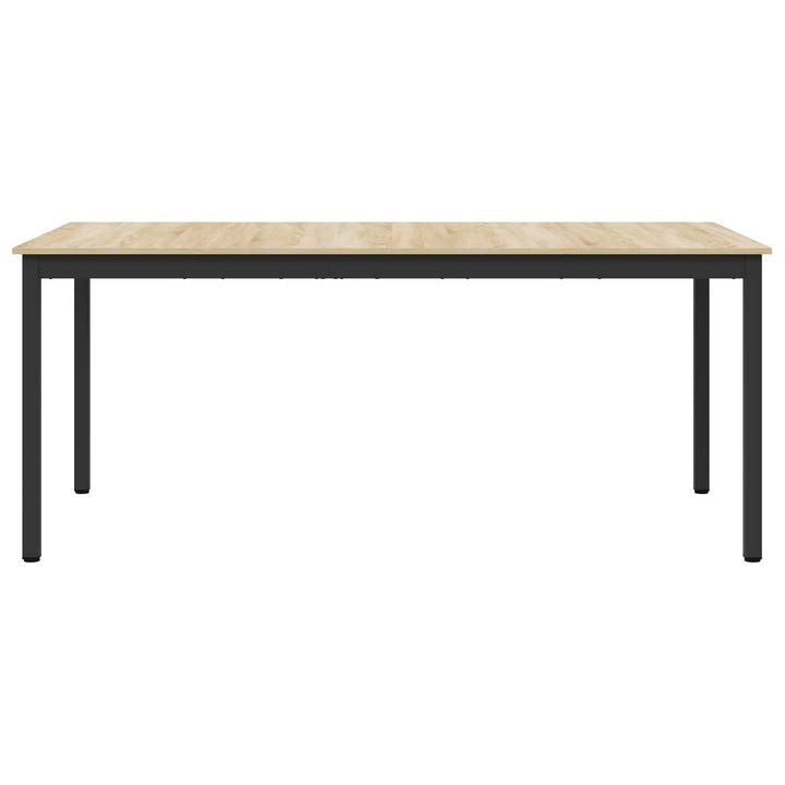Spiseborde 180 x 90 x 75 cm Konstrueret træ Rektangulær