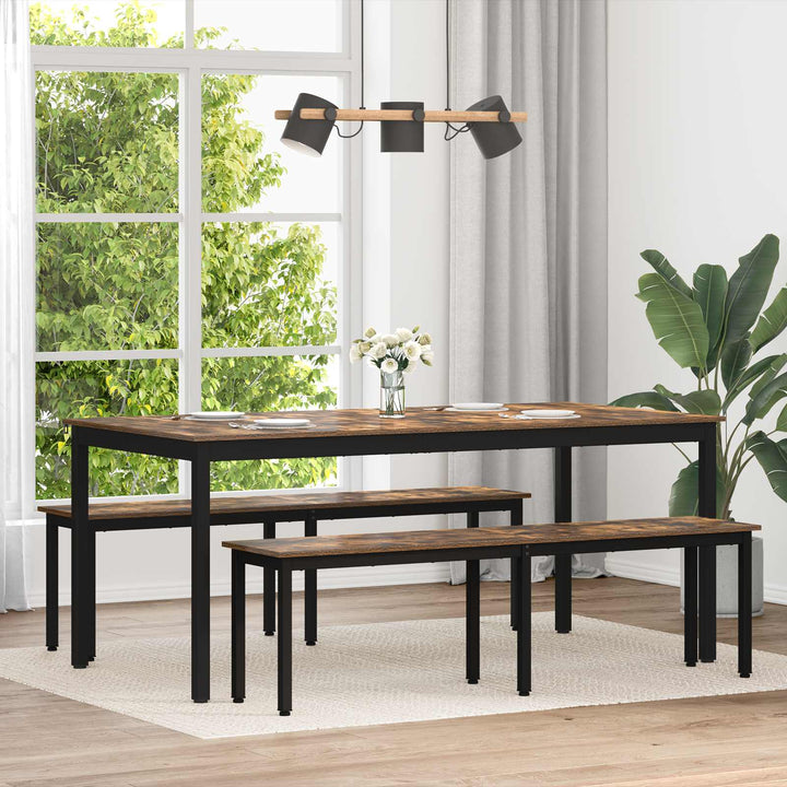 Spiseborde 2 pcs 180 x 90 x 75 cm Konstrueret træ