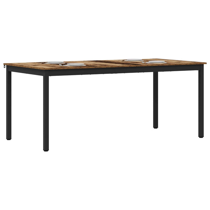 Spiseborde 180 x 90 x 75 cm Konstrueret træ Rektangulær