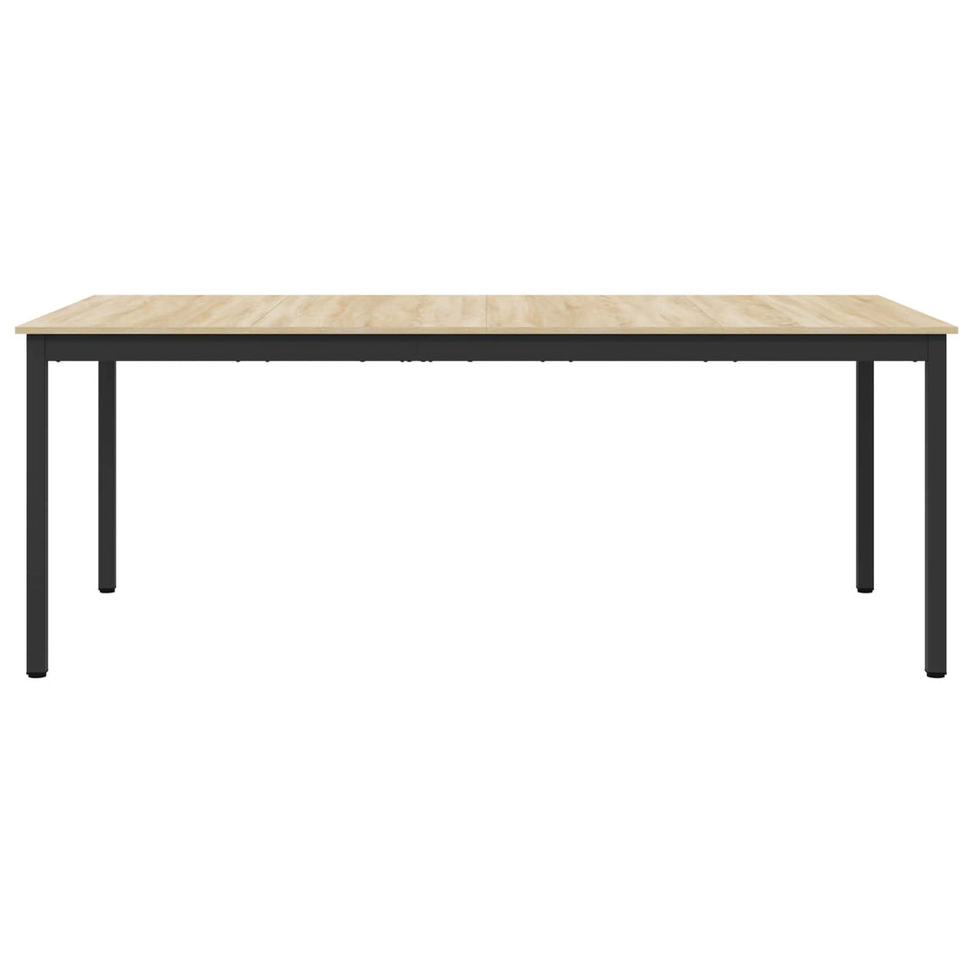 Spiseborde 200 x 100 x 75 cm Konstrueret træ Rektangulær