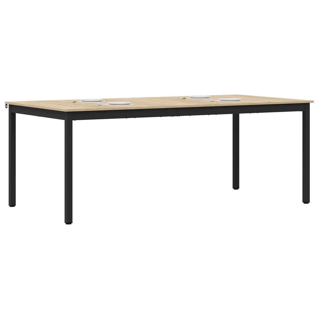 Spiseborde 200 x 100 x 75 cm Konstrueret træ Rektangulær