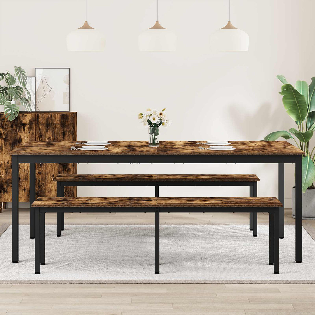 Spiseborde 200 x 100 x 75 cm Konstrueret træ Rektangulær