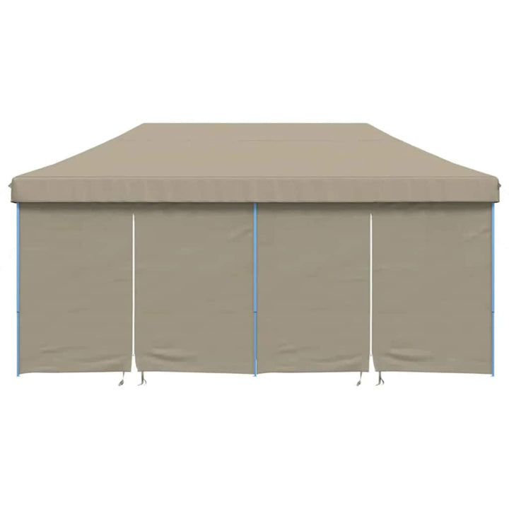 Festtelt Pop-Up Gråbrun 580 x 292 x 315 cm Oxford stof