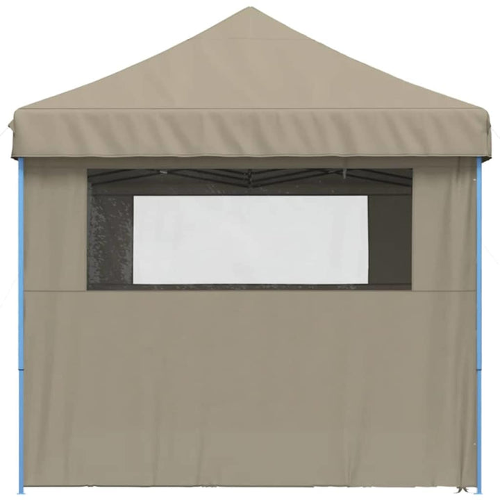 Festtelt Pop-Up Gråbrun 580 x 292 x 315 cm Oxford stof