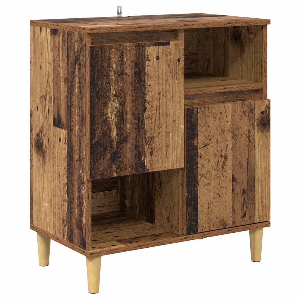 Sideboards 2 pcs Gammelt træ 60 x 35 x 70 cm Konstrueret træ