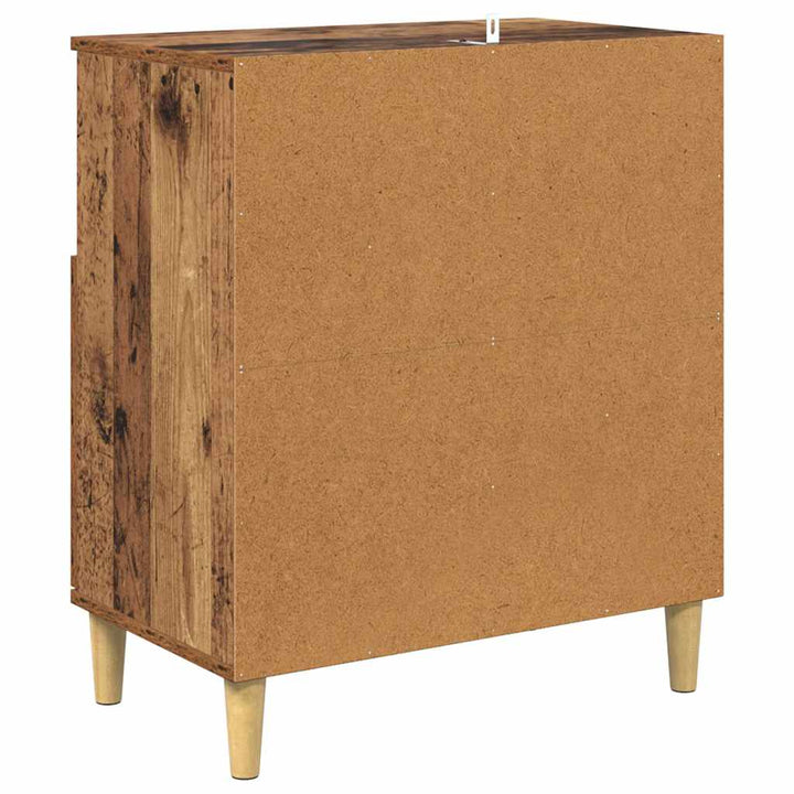 Sideboards 2 pcs Gammelt træ 60 x 35 x 70 cm Konstrueret træ
